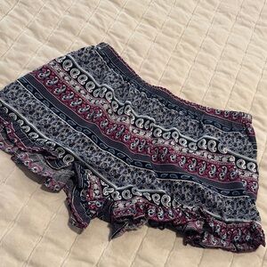 Paisley Print Women's Shorts